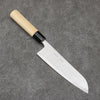 Nakaniida White Steel No.2 Migaki Polish Finish Santoku  165mm Magnolia Handle - Japanny - Best Japanese Knife