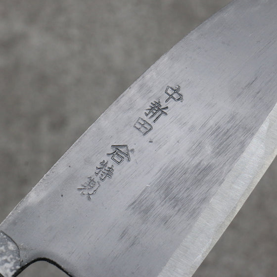 Nakaniida White Steel No.2 Black Deba  120mm Magnolia Handle - Japanny - Best Japanese Knife