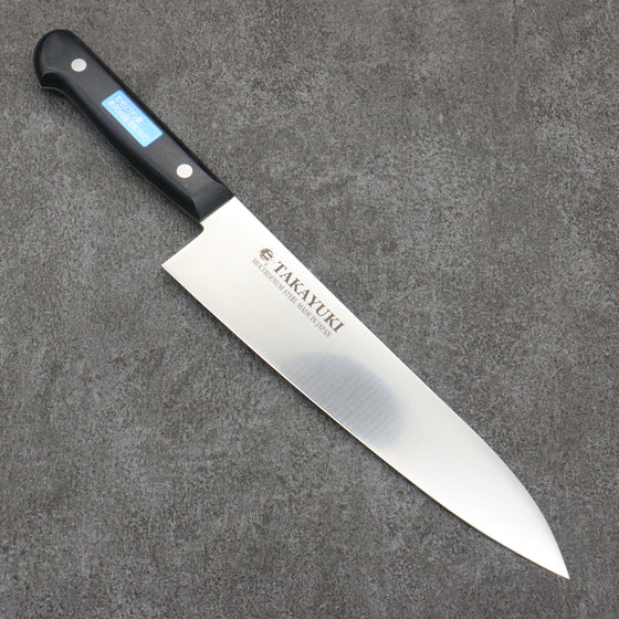 Sakai Takayuki Molybdenum Migaki Finished Gyuto  210mm Black PC(Plastic) Handle - Japanny - Best Japanese Knife