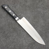 Seisuke VG1 Migaki Polish Finish Santoku  165mm Black Pakka wood Handle - Japanny - Best Japanese Knife