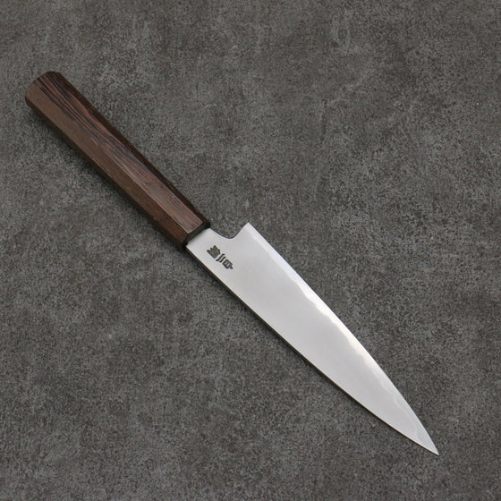 Sakai Takayuki Sanpou White Steel No.2 Matte Petty-Utility  150mm Wenge Handle - Japanny - Best Japanese Knife