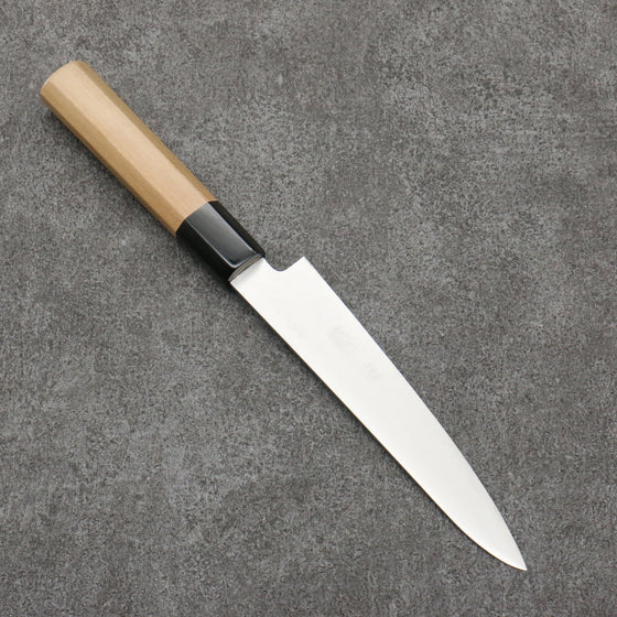 Seisuke Blue Super Migaki Polish Finish Petty-Utility  150mm Walnut Handle - Japanny - Best Japanese Knife