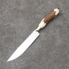 Meguru Stainless Steel Steak  Stag Handle - Japanny - Best Japanese Knife