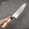 Sakai Takayuki Engraving by Kubota Nennensaisai White Steel No.2 Deba  300mm Magnolia Handle - Japanny - Best Japanese Knife