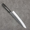 Sakai Takayuki Gold Filled Engraving by Kubota Houou White Steel No.2 Black Finished Gyuto  240mm Ebony Wood Handle - Japanny - Best Japanese Knife