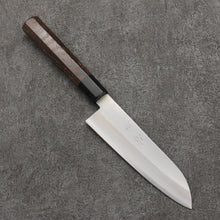  Seisuke Blue Super Small Santoku  140mm Wenge Handle - Seisuke Knife