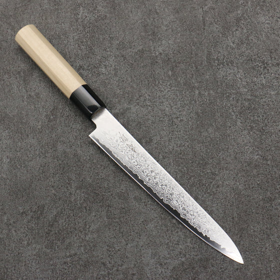 Seisuke VG10 Damascus Petty-Utility  180mm Magnolia Handle - Japanny - Best Japanese Knife