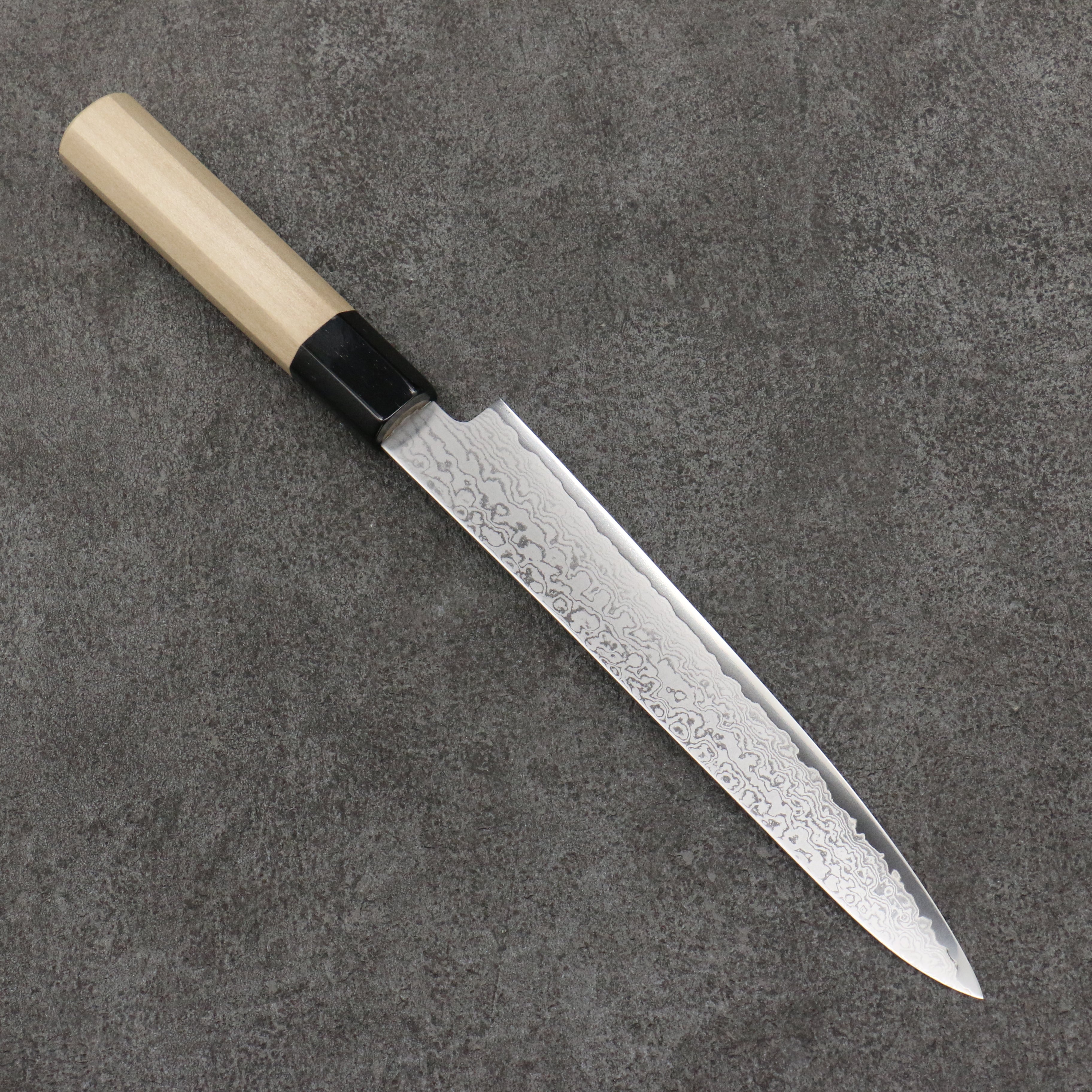 Seisuke VG10 Damascus Petty-Utility  180mm Magnolia Handle - Japanny - Best Japanese Knife