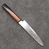 Kanjyo SG2 Damascus Petty-Utility  150mm Burnt Wood Lacquered Handle - Japanny - Best Japanese Knife