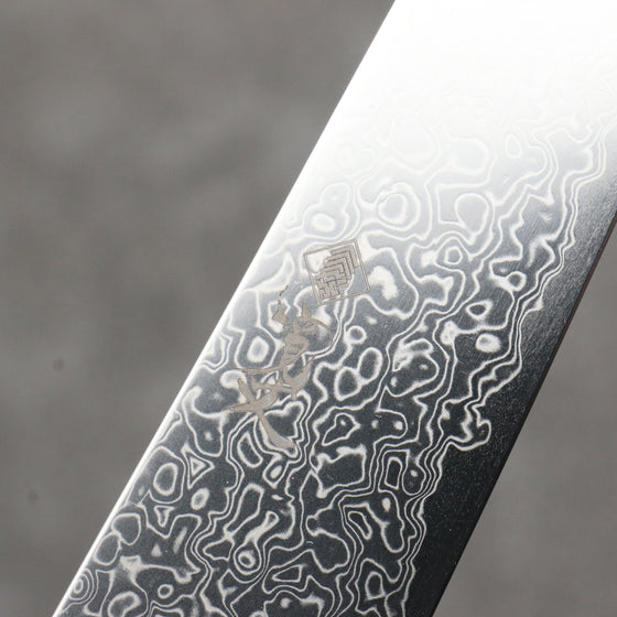 Kanjyo SG2 Damascus Petty-Utility  150mm Burnt Wood Lacquered Handle - Japanny - Best Japanese Knife