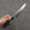 Kanjyo SG2 Damascus Petty-Utility  150mm Blue Lacquered Handle - Japanny - Best Japanese Knife