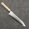 Seisuke VG10 Damascus Kiritsuke Gyuto  210mm White Micarta Handle - Japanny - Best Japanese Knife