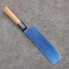 Seisuke SK-85 Ion plating Nakiri  175mm Teak (ferrule: Black Plastic) Handle - Japanny - Best Japanese Knife