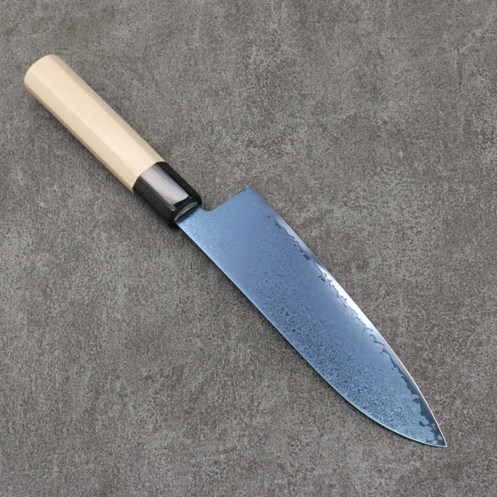 Seisuke VG10 Ion plating Damascus Santoku  180mm Magnolia Handle - Japanny - Best Japanese Knife