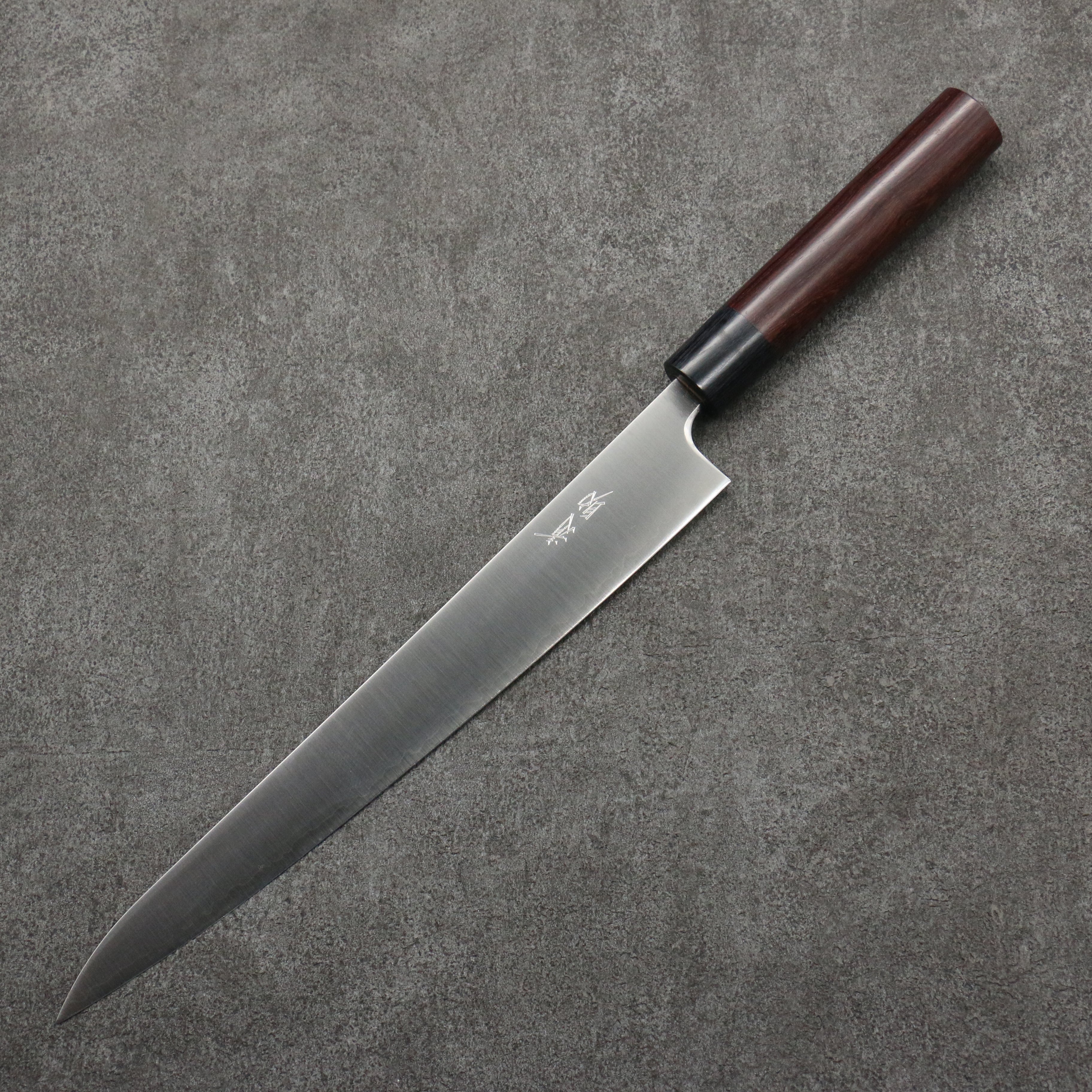 Seisuke SRS13 Migaki Finished Sujihiki  270mm Rosewood (Ferrule: Black Pakka Wood) Handle - Japanny - Best Japanese Knife