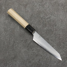  Kikuzuki Silver Steel No.3 Bokashi Kiritsuke Petty-Utility  135mm Magnolia Handle - Japanny - Best Japanese Knife