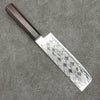 Seisuke AUS10 Mirror Crossed Usuba  160mm Shitan (ferrule: Black Pakka wood) Handle - Japanny - Best Japanese Knife