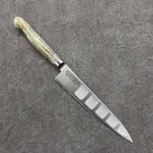  Sakai Takayuki Grand Chef SP Uddeholm Swedish stain-resistant steel Petty-Utility Salmon  150mm SP Type III (Pearl) Handle - Japanny - Best Japanese Knife