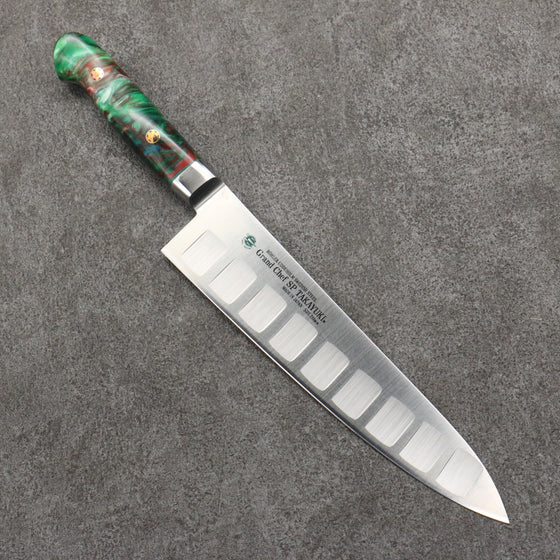 Sakai Takayuki Grand Chef SP Uddeholm Swedish stain-resistant steel Gyuto Salmon  210mm SP Type III (Jungle) Handle - Japanny - Best Japanese Knife