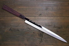  Sakai Takayuki Honyaki Blue Steel No.2 Mirrored Finish Fuguhiki - Japanny - Best Japanese Knife