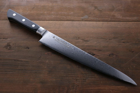 Sakai Takayuki Molybdenum 63 Layer Damascus Sujihiki 240mm - Japanny - Best Japanese Knife