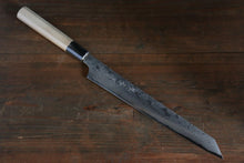  Sakai Takayuki Silver Steel No.3 Damascus Kengata Yanagiba 270mm - Japanny - Best Japanese Knife