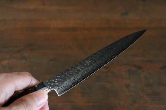 Sakai Takayuki VG10 17 Layer Damascus Petty-Utility 135mm Desert Ironwood Handle - Japanny - Best Japanese Knife