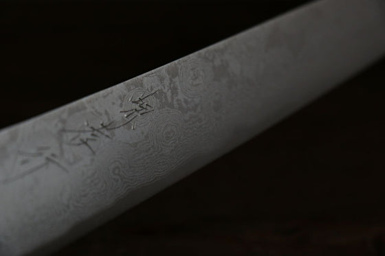 Sakai Takayuki Silver Steel No.3 Damascus Kengata Yanagiba 300mm - Japanny - Best Japanese Knife