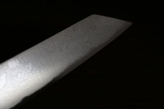 Sakai Takayuki Silver Steel No.3 Damascus Kengata Yanagiba 270mm - Japanny - Best Japanese Knife