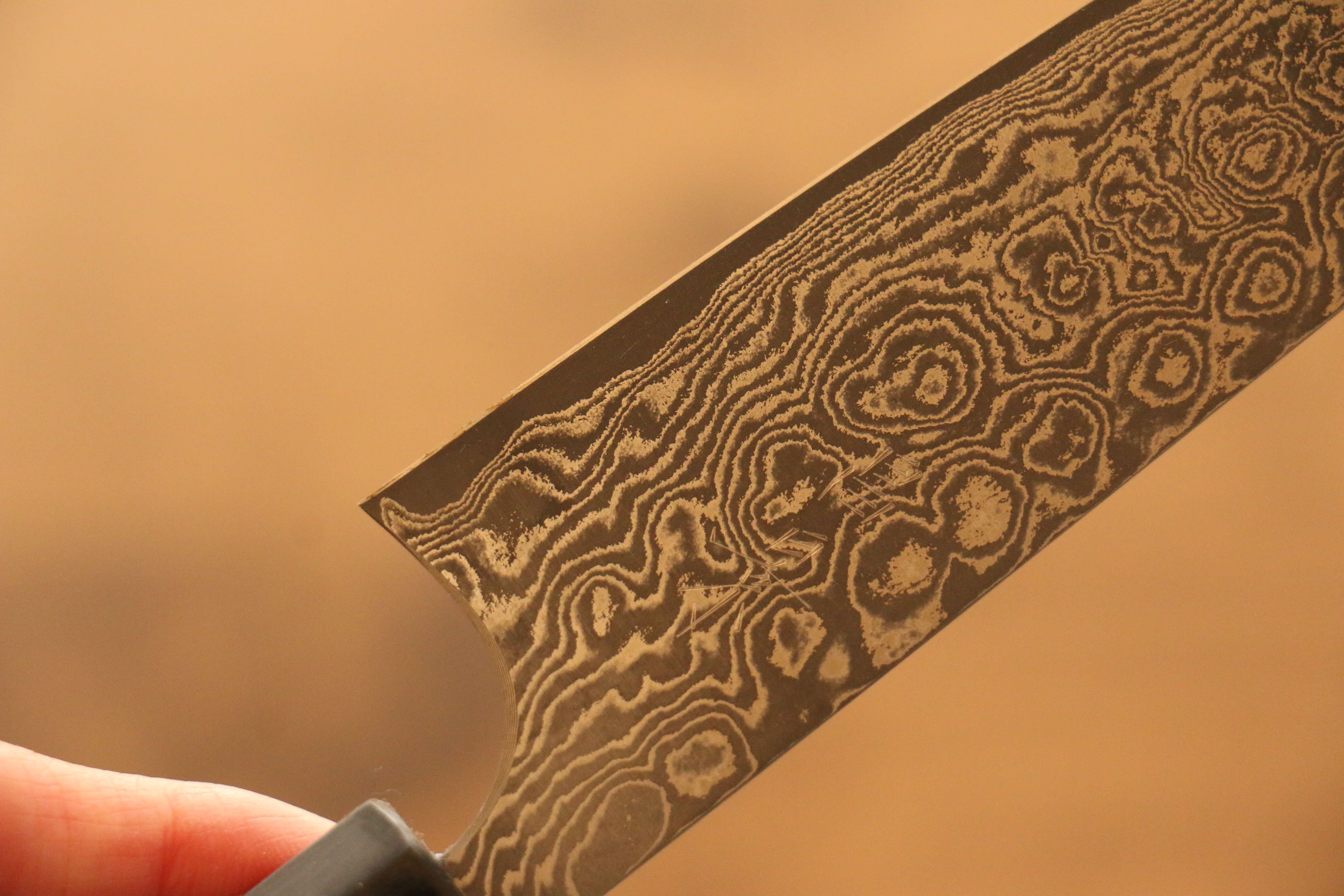 Masakage Kumo VG10 Damascus Small Bunka 120mm Shitan Handle - Japanny - Best Japanese Knife