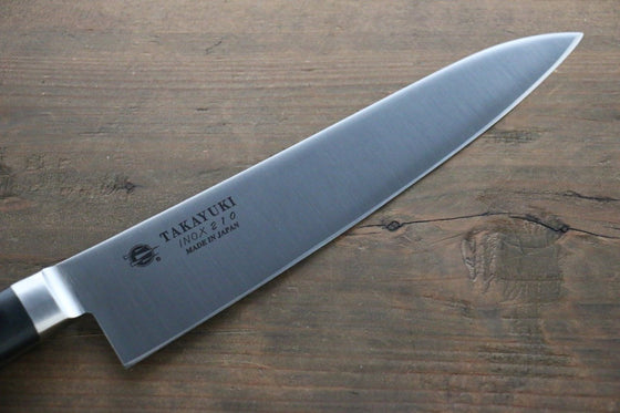 Sakai Takayuki INOX Molybdenum Gyuto 210mm POM Resin Handle - Japanny - Best Japanese Knife