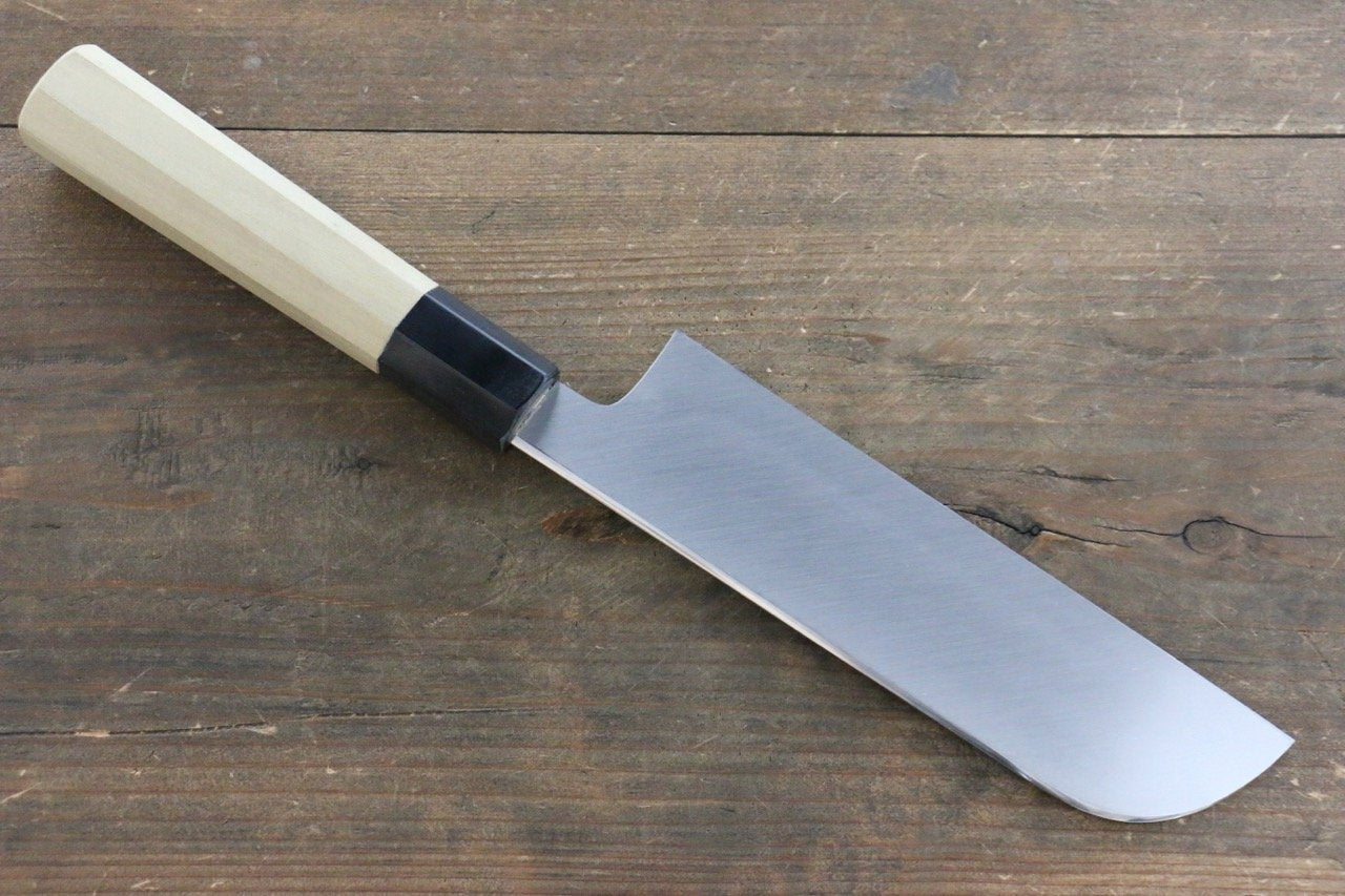 Kikumori VG10 Mirrored Finish Kamagata Usuba Japanese Chef Knife 180mm - Japanny - Best Japanese Knife
