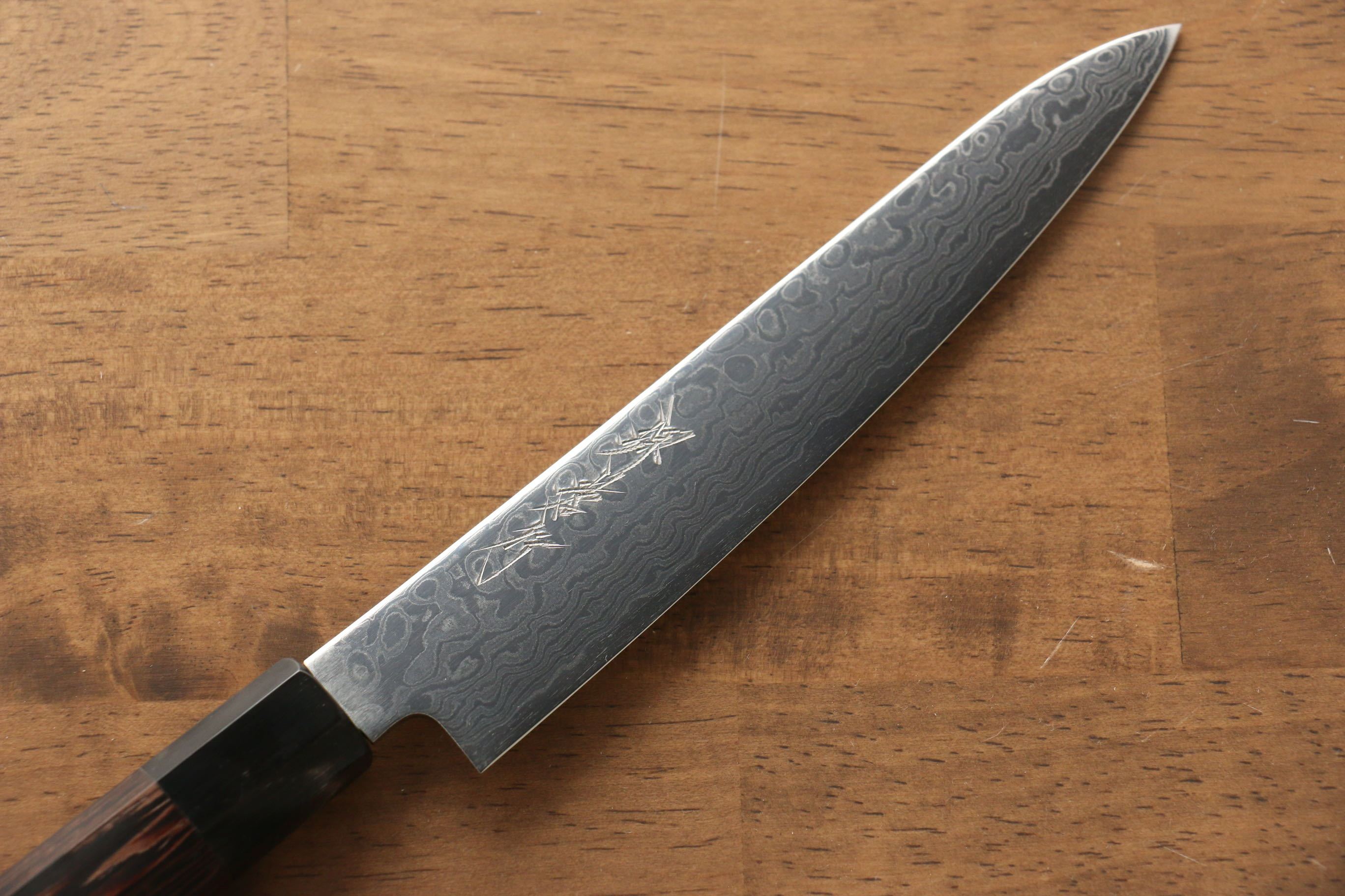 Sakai Takayuki Galaxy ZA-18 Damascus Petty-Utility 150mm Wenge Handle - Japanny - Best Japanese Knife