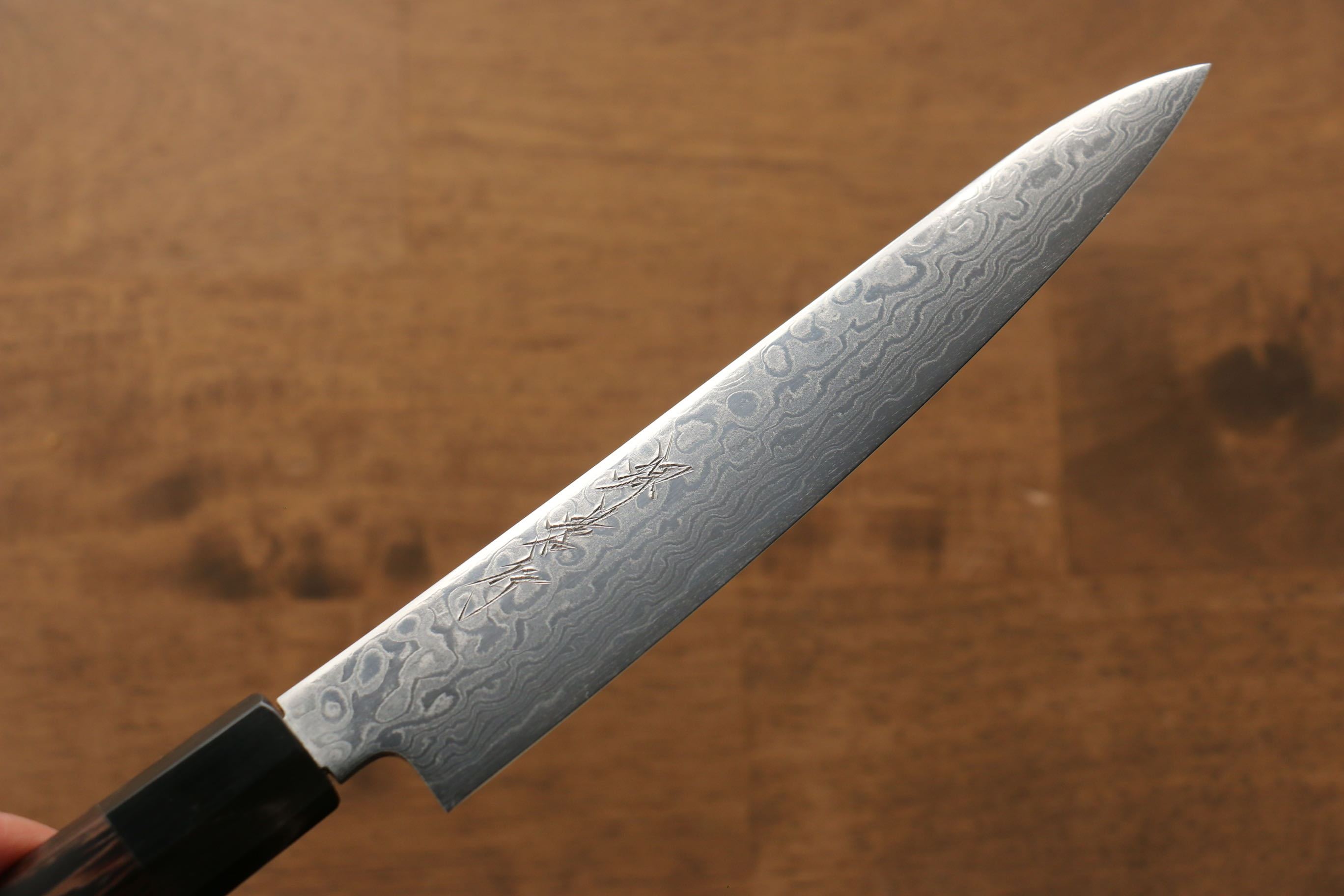 Sakai Takayuki Galaxy ZA-18 Damascus Petty-Utility 150mm Wenge Handle - Japanny - Best Japanese Knife
