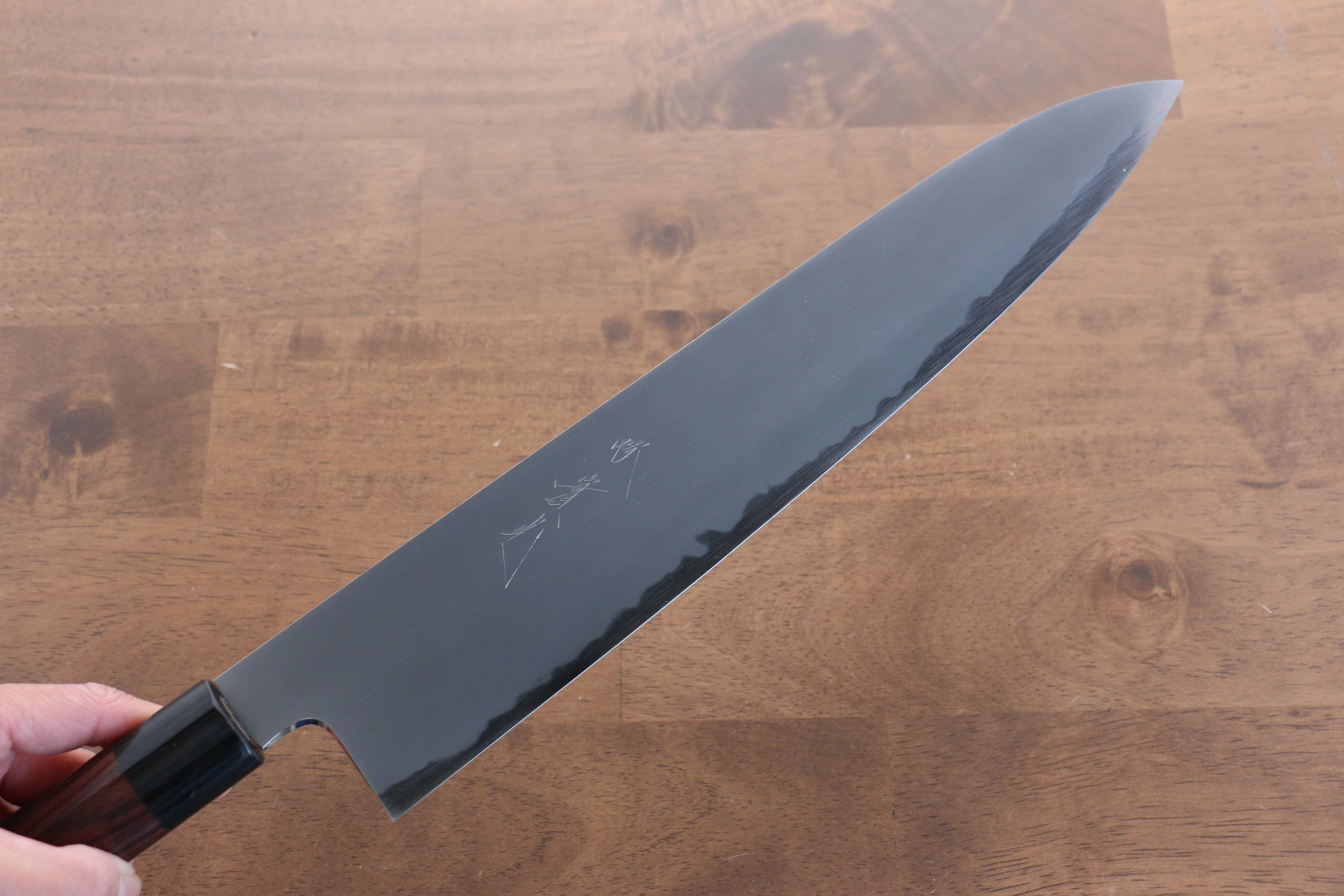 Jikko White Steel No.2 Gyuto  300mm Shitan Handle - Japanny - Best Japanese Knife