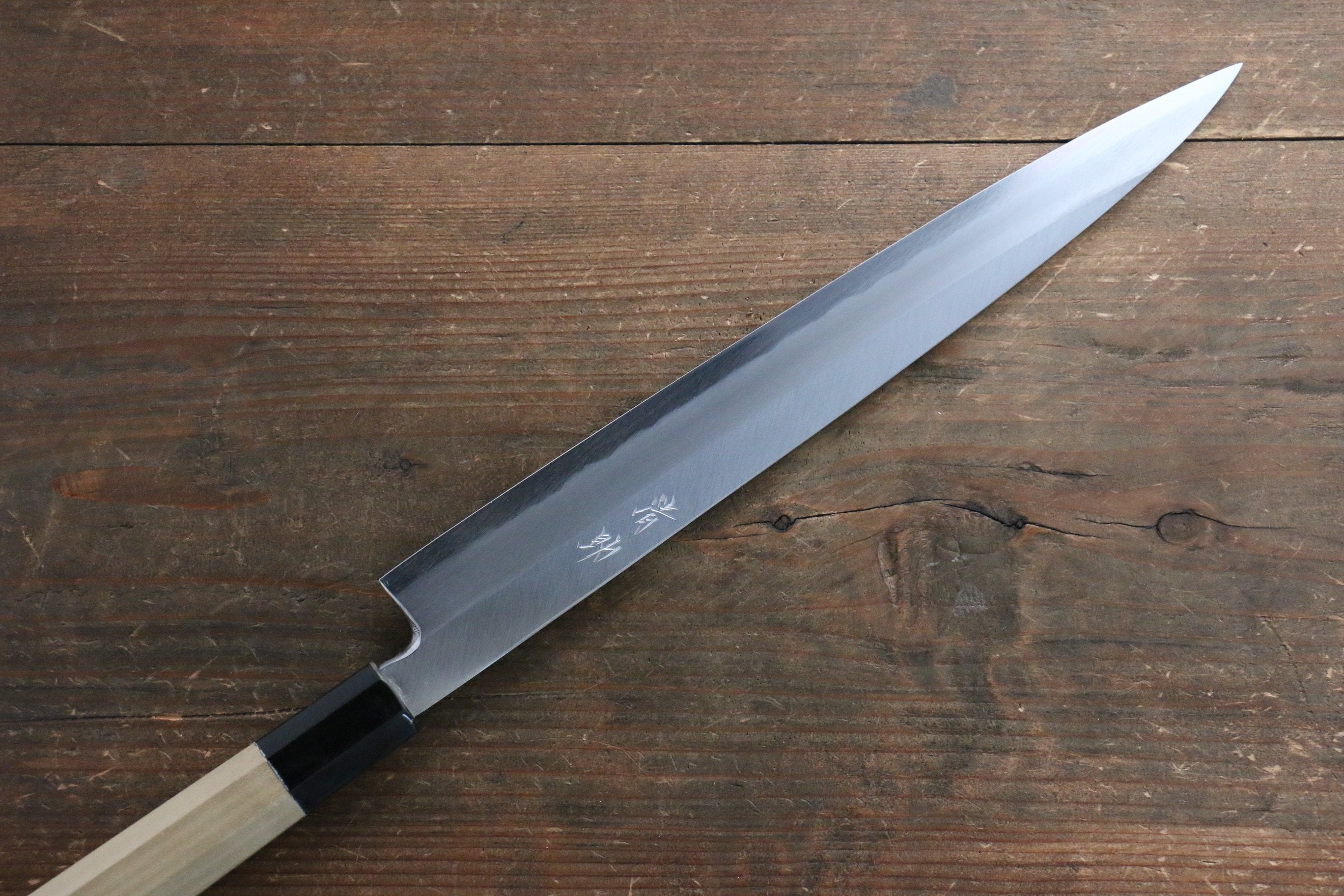 Seisuke [Left Handed] White Steel No.2 Kasumitogi Yanagiba - Japanny - Best Japanese Knife