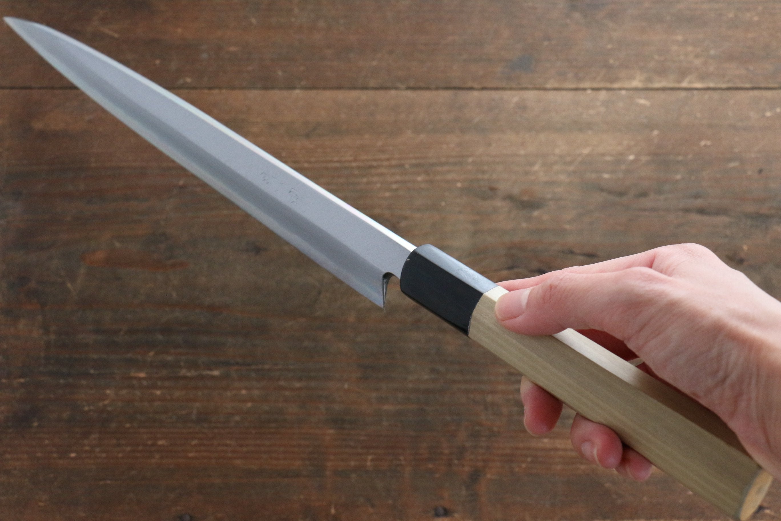 Seisuke [Left Handed] White Steel No.2 Kasumitogi Yanagiba - Japanny - Best Japanese Knife