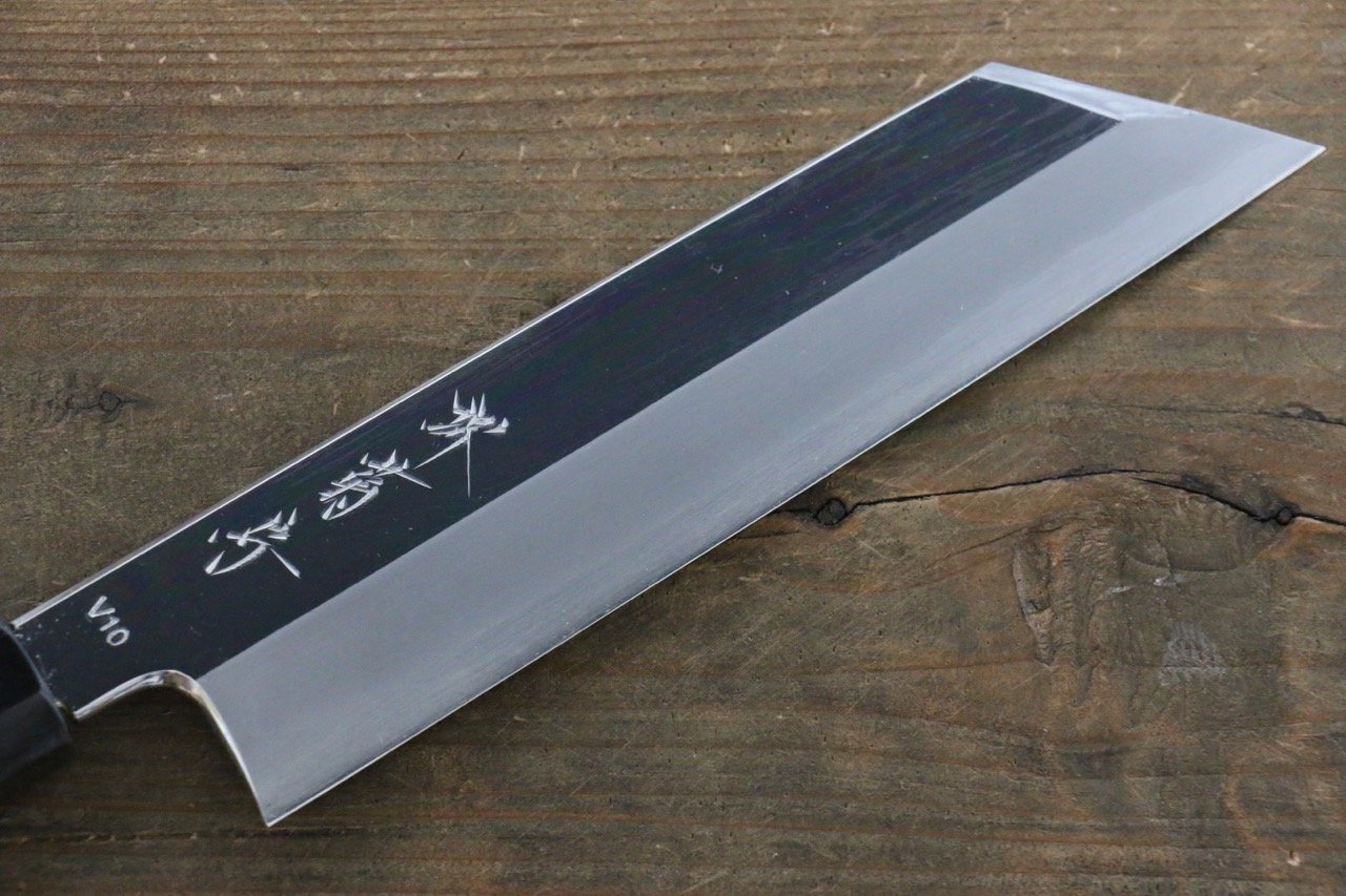 Kikumori VG10 Mirrored Finish Mukimono Japanese Chef Knife 180mm - Japanny - Best Japanese Knife