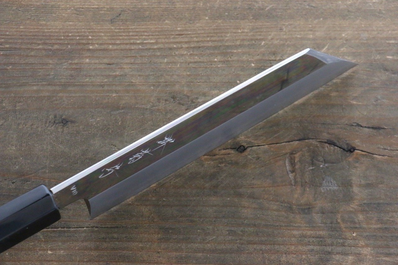 Kikumori VG10 Mirrored Finish Mukimono Japanese Chef Knife 180mm - Japanny - Best Japanese Knife