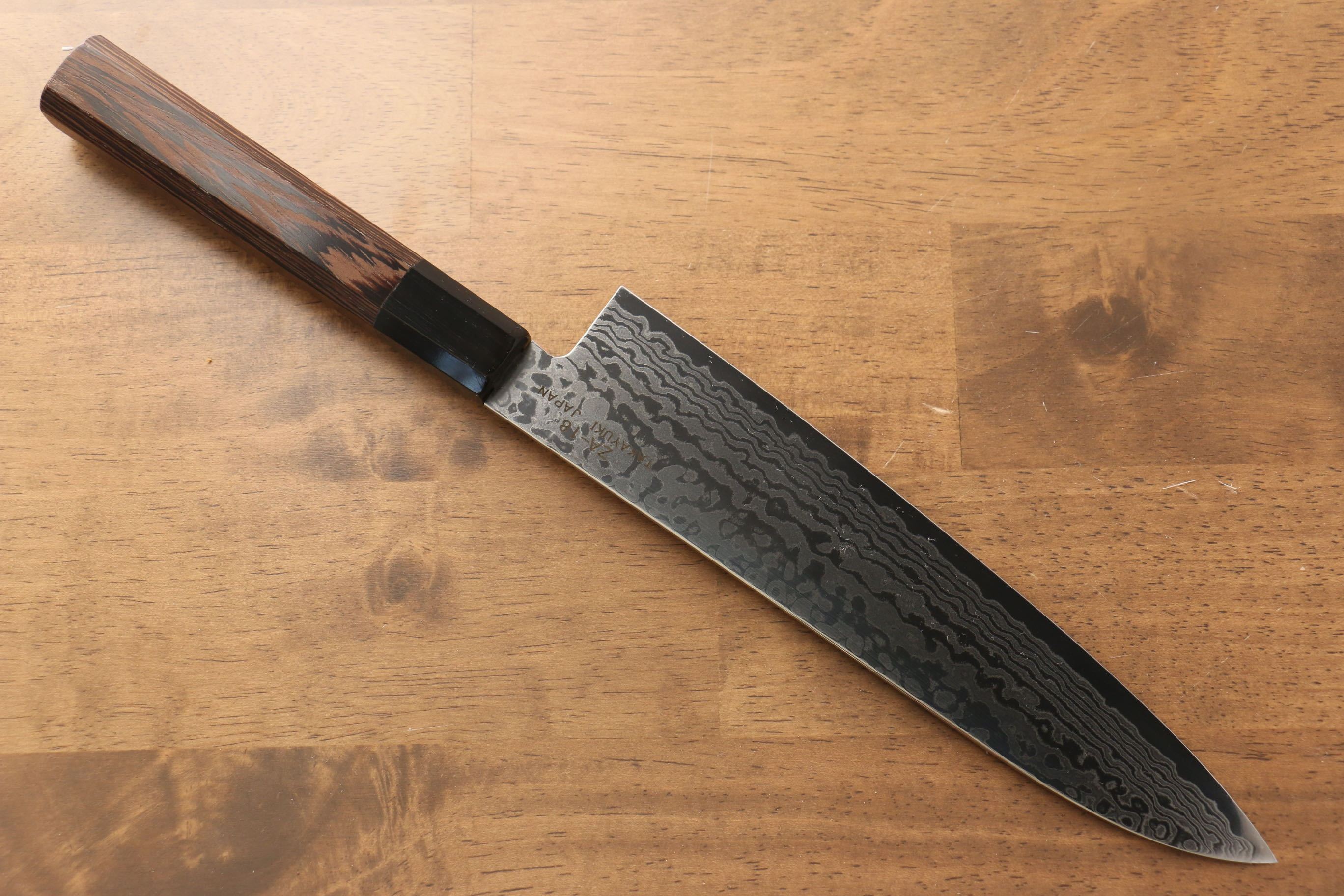 Sakai Takayuki Galaxy ZA-18 Damascus Gyuto 210mm Wenge Handle - Japanny - Best Japanese Knife