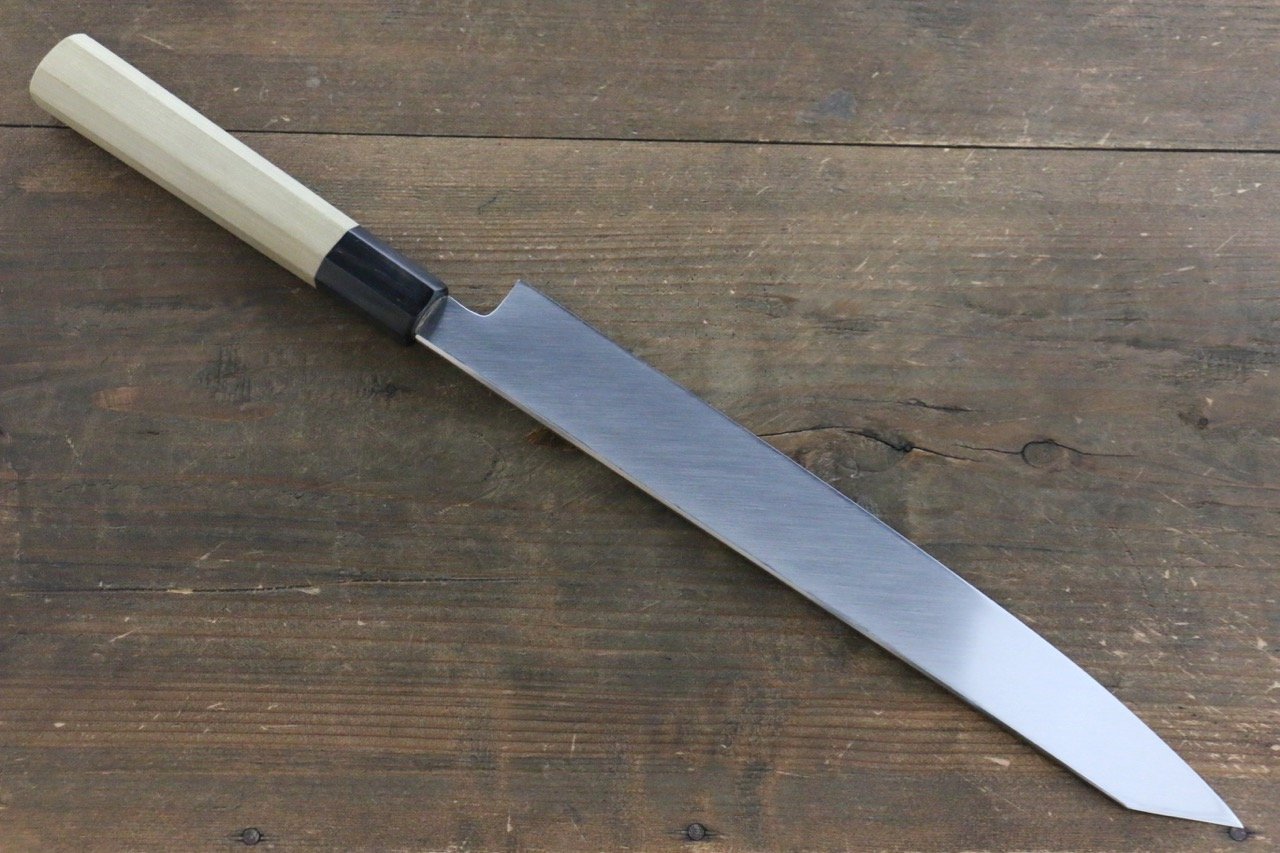 Kikumori VG10 Mirrored Finish Kiritsuke Yanagiba Japanese Chef Knife 270mm - Japanny - Best Japanese Knife