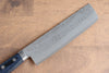 Kunihira Sairyu VG10 Damascus Usuba 165mm Navy blue Pakka wood Handle (Super Deal) - Japanny - Best Japanese Knife