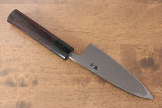 Jikko Silver Steel No.3 Deba  120mm Shitan Handle - Japanny - Best Japanese Knife