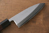 Jikko Silver Steel No.3 Deba  120mm Shitan Handle - Japanny - Best Japanese Knife