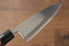 Jikko Silver Steel No.3 Deba  120mm Shitan Handle - Japanny - Best Japanese Knife