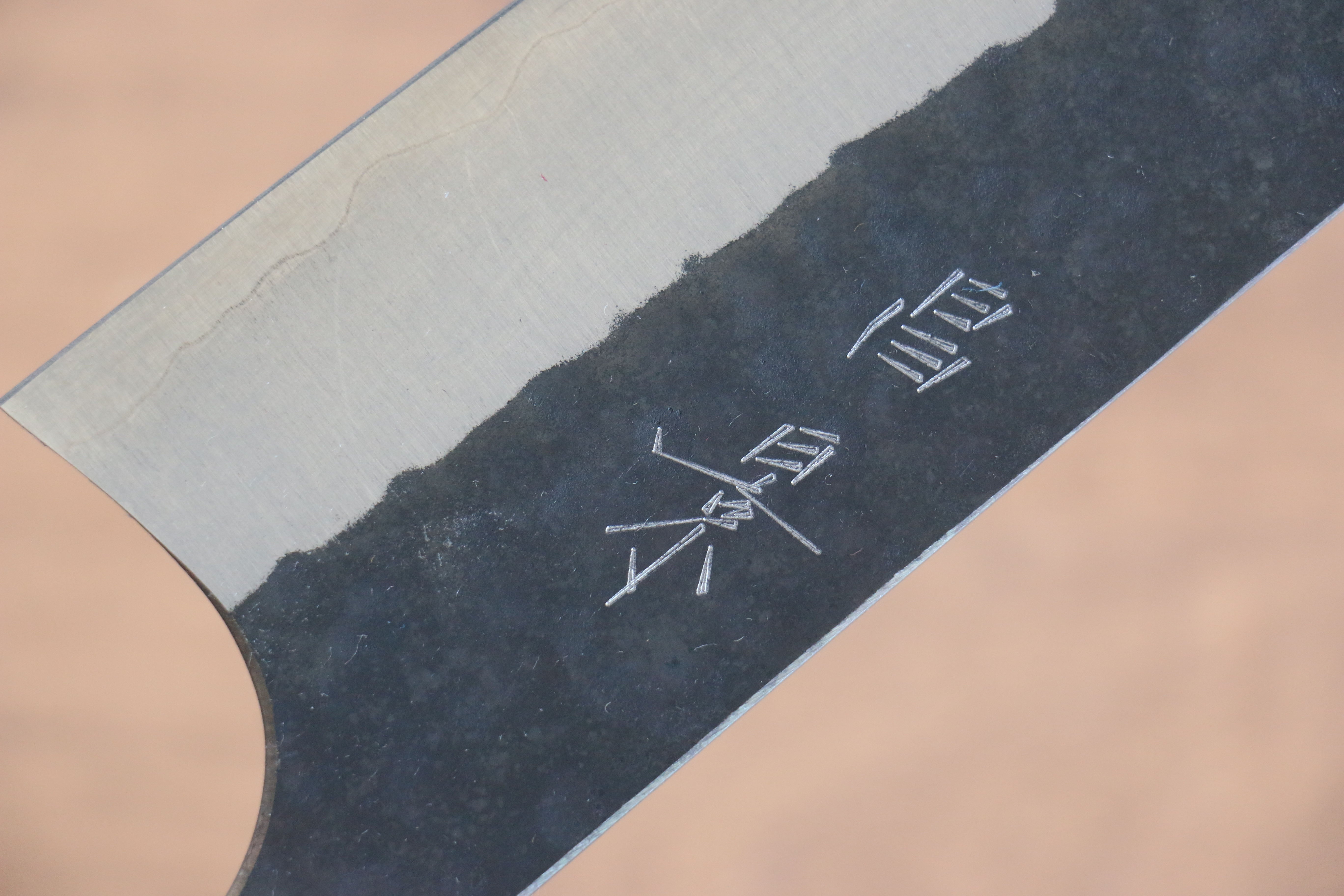 Masakage Koishi Blue Super Black Finished Gyuto 240mm American Cherry Handle - Japanny - Best Japanese Knife