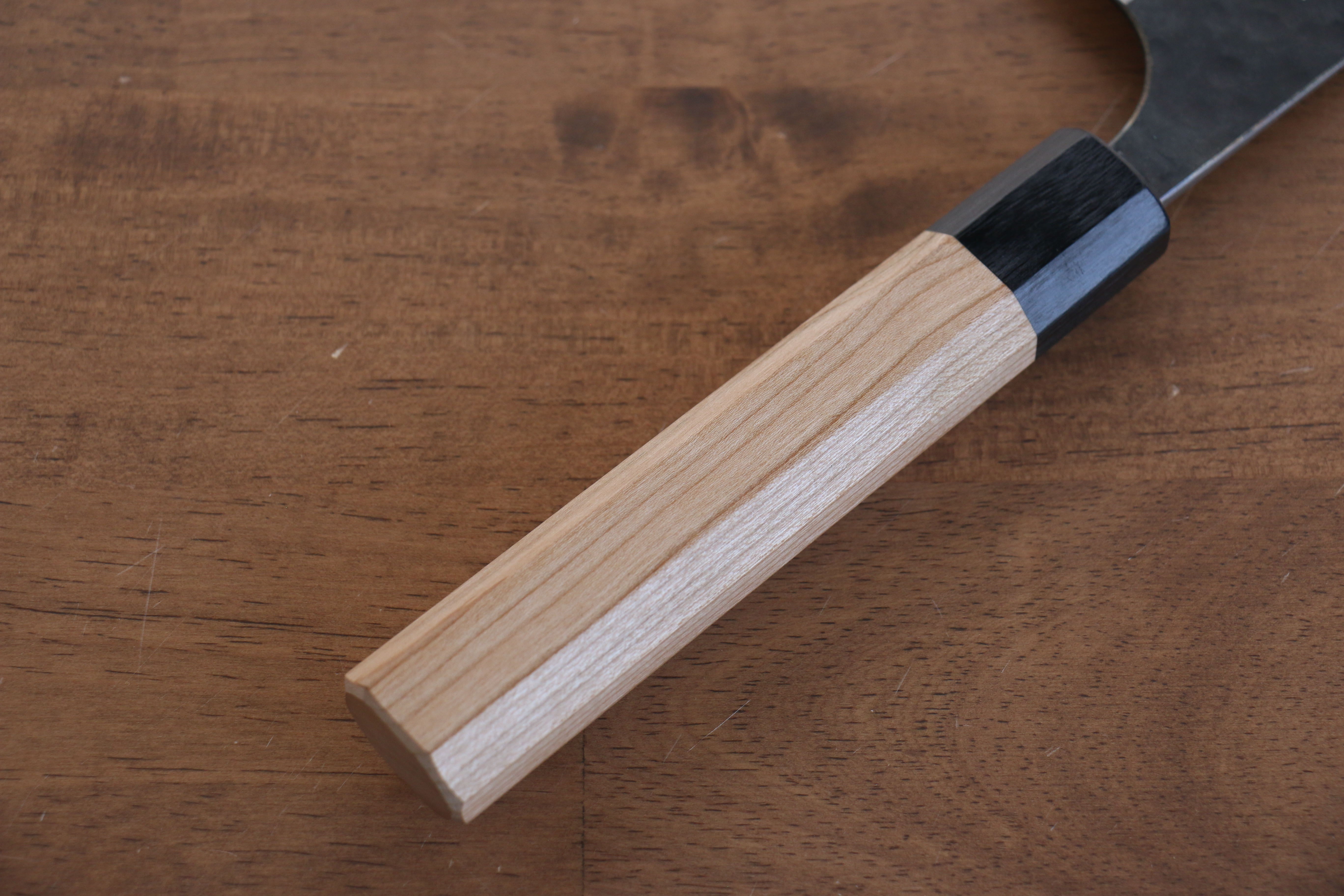 Masakage Koishi Blue Super Black Finished Gyuto 240mm American Cherry Handle - Japanny - Best Japanese Knife