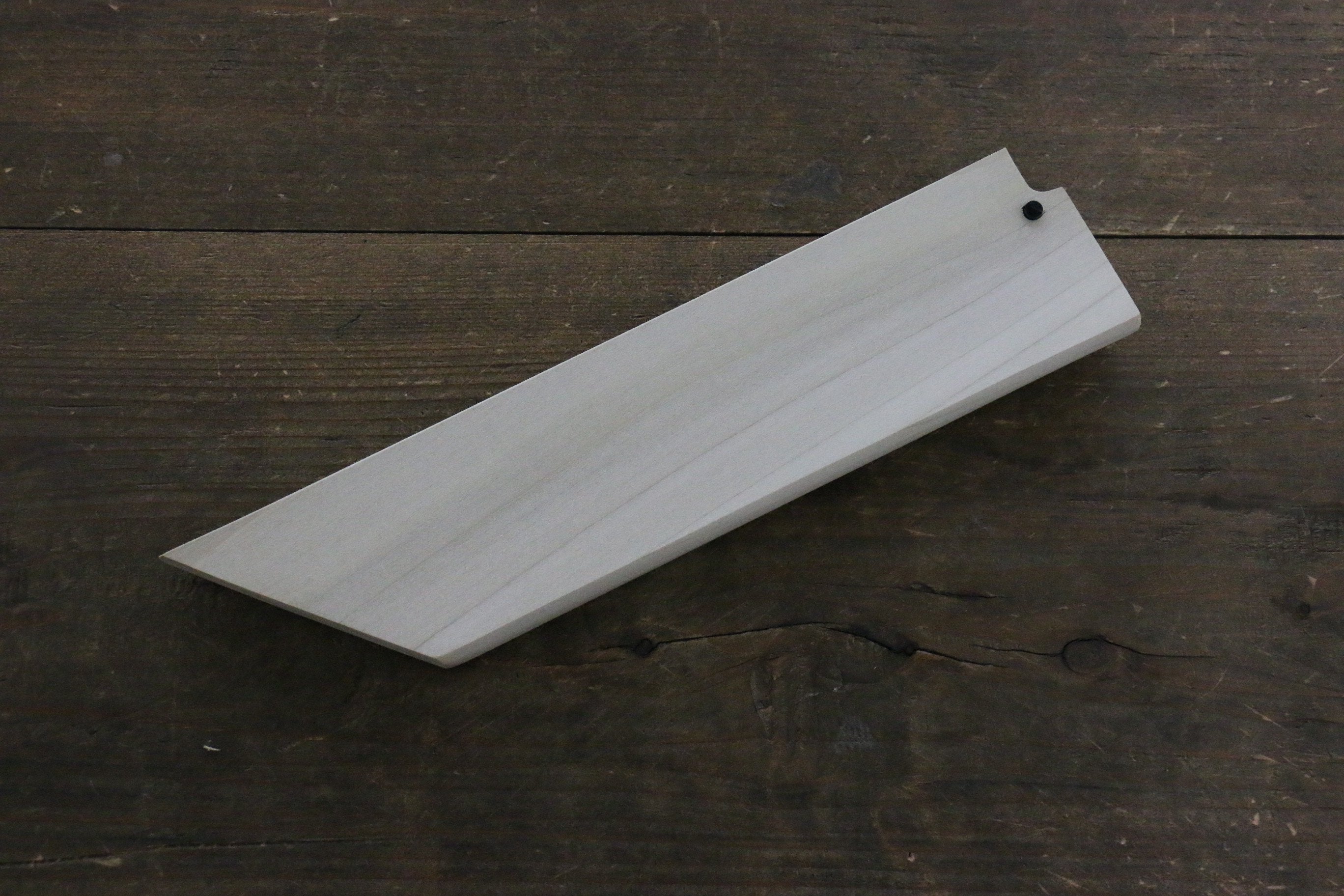 [Left Handed] Saya Sheath for mukimono Knife with Plywood Pin 180mm - Japanny - Best Japanese Knife