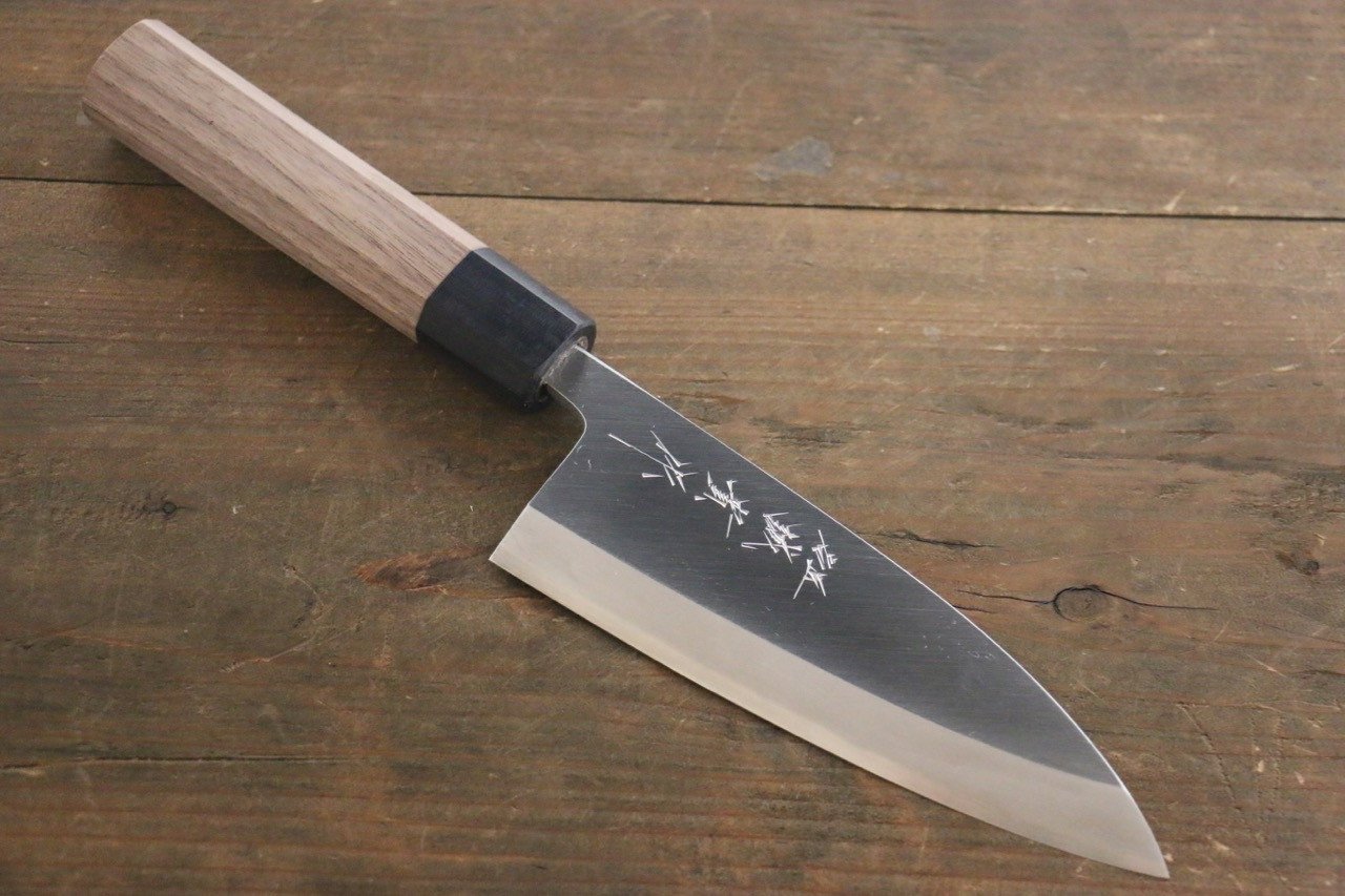 Shigeki Tanaka Silver Steel No.3 Deba 150mm Walnut Handle - Japanny - Best Japanese Knife