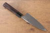 Jikko Silver Steel No.3 Deba  135mm Shitan Handle - Japanny - Best Japanese Knife